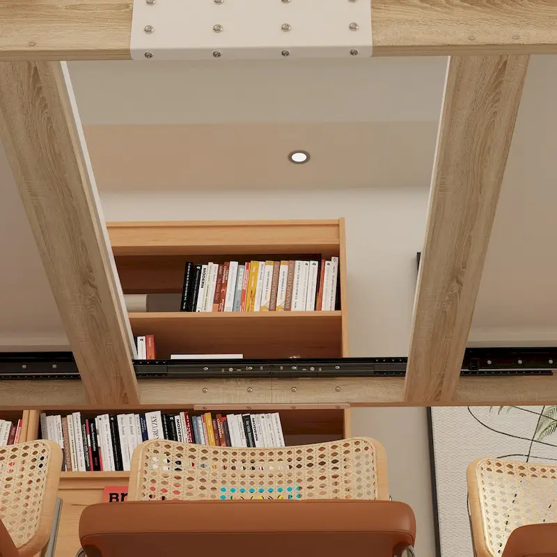 Modern Dining Table 4-6 People Kitchen Dining Room Table Extendable