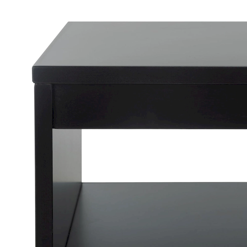 SAFAVIEH Kaitlyn 2-Drawer 1-Shelf Entertainment Media Stand (Fits Up To 55  Flatscreen TV) - 48Wx16Dx17H