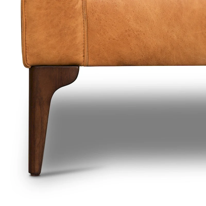 Poly & Bark Mateo Lounge Chair - Full Grain Genuine Italian Leather