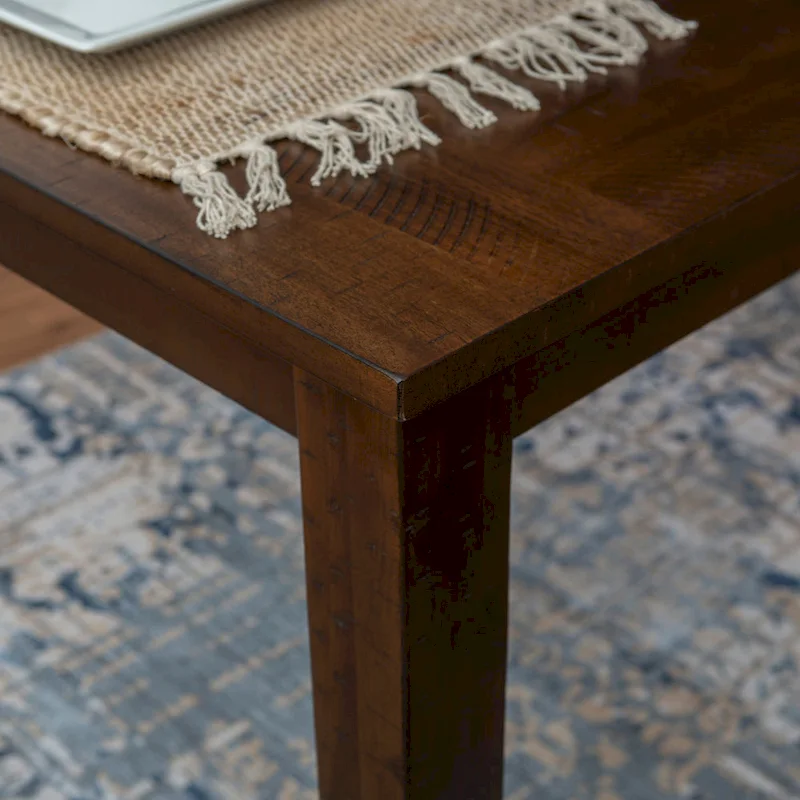 Stokes Brown Wooden 6-Piece Dining Set