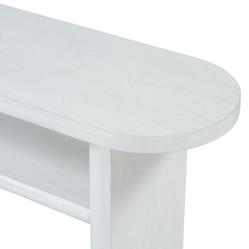 47.80 Modern Wooden Console Table with Shelf