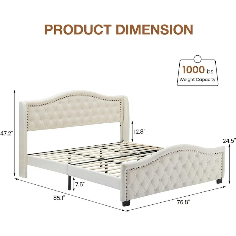 Velvet Bed Frame
