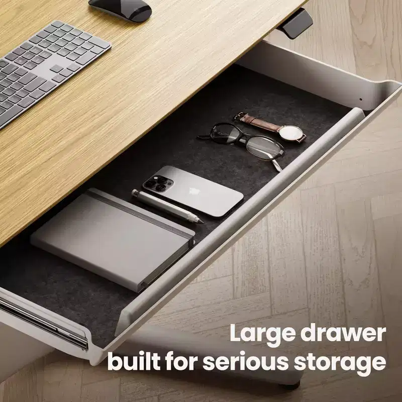 LumiDesk All in 1 Electric Height Adjustable Desk  Smart, Modular & Ergonomic