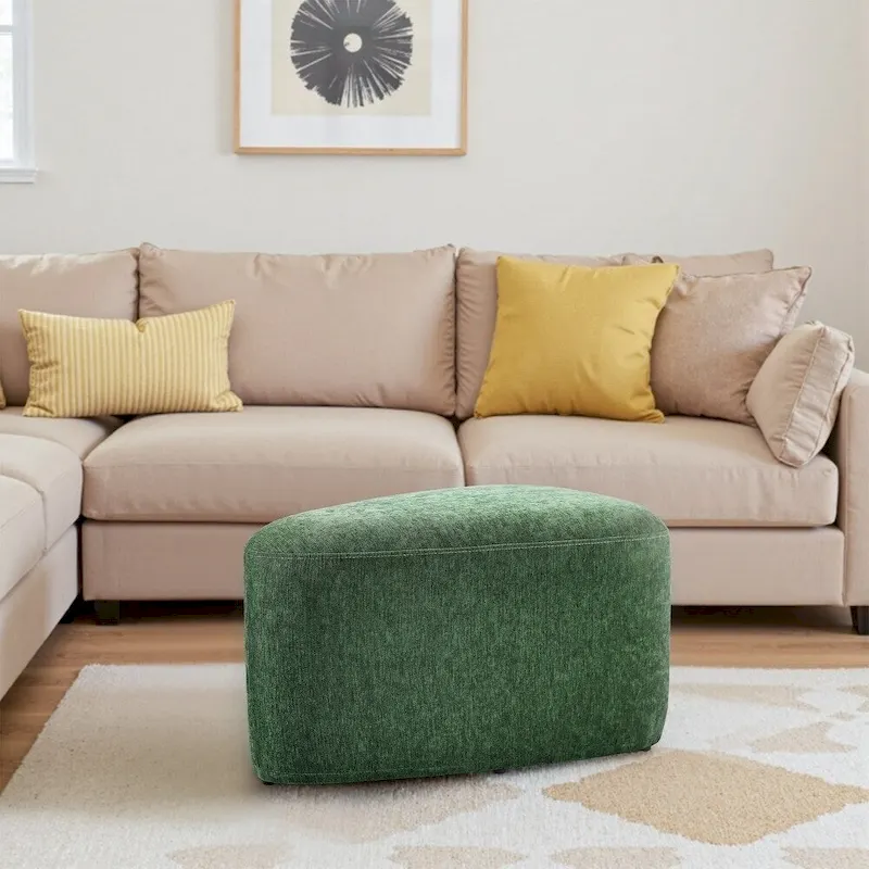 26 Footstools and Ottomans, Modern Fabric Pouf Ottoman