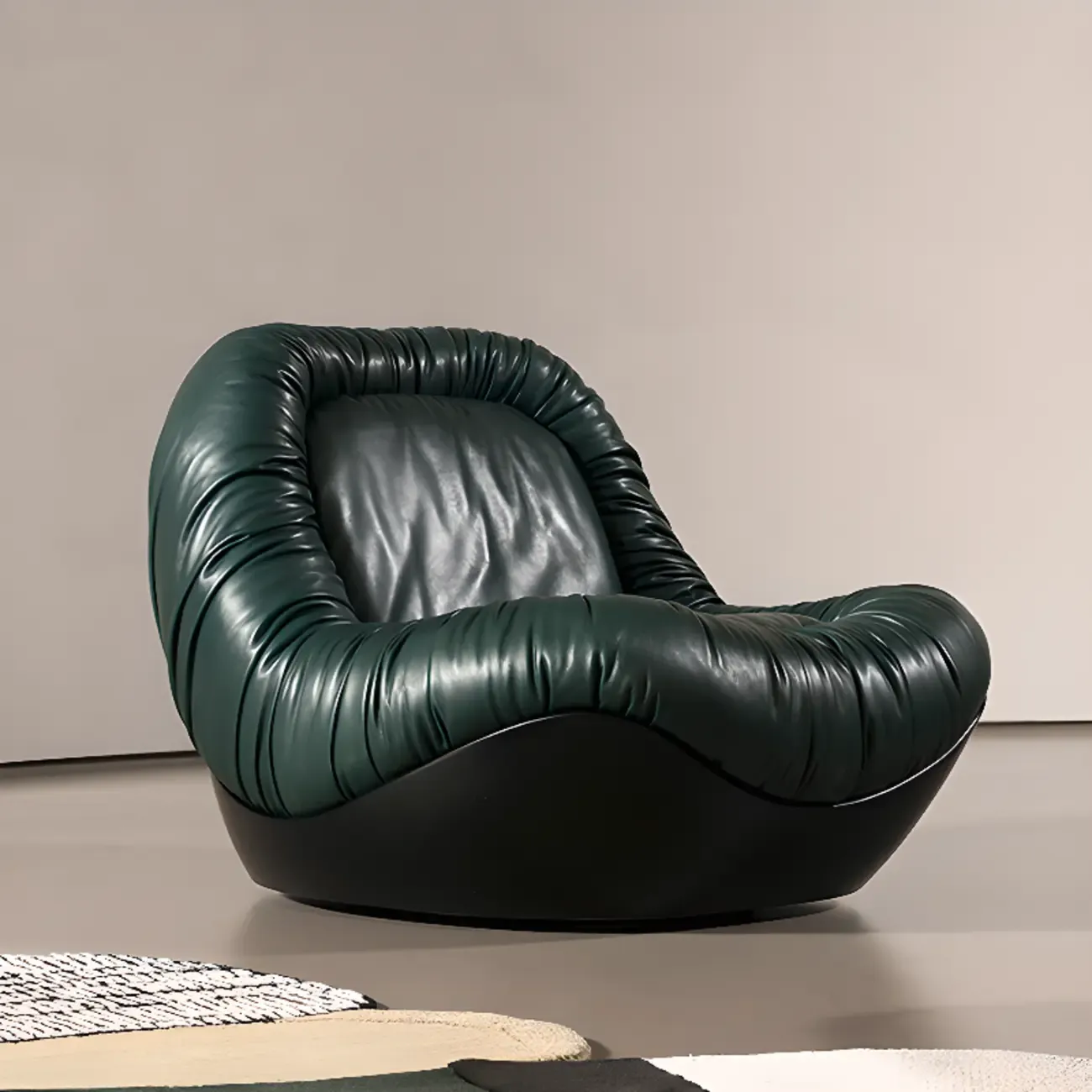 Contemporary Faux Leather Armless Person Side Chair