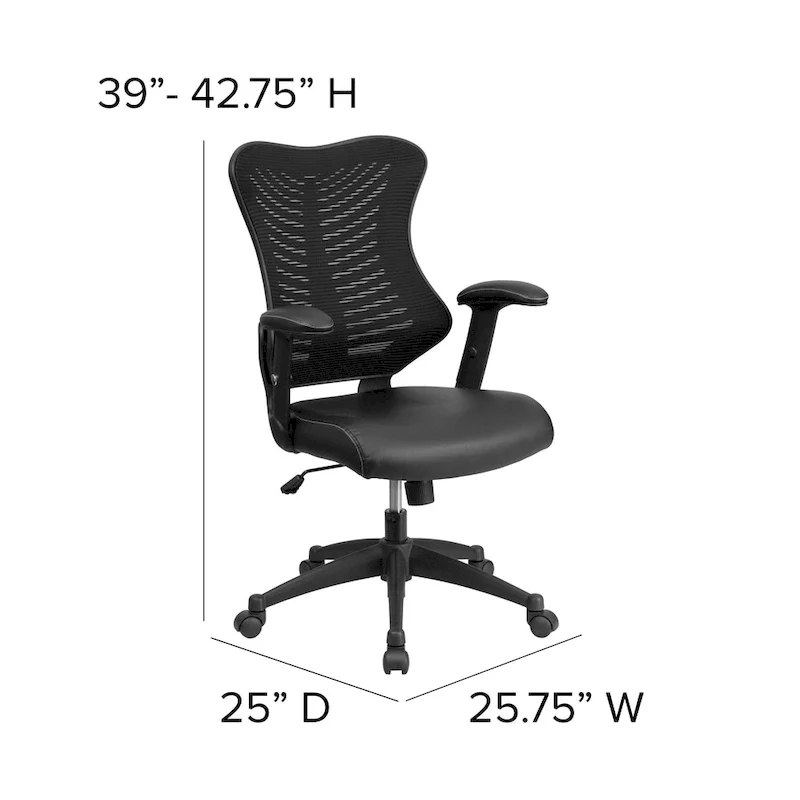 High Back Designer Executive Swivel Ergonomic Office Chair with Adjustable Arms