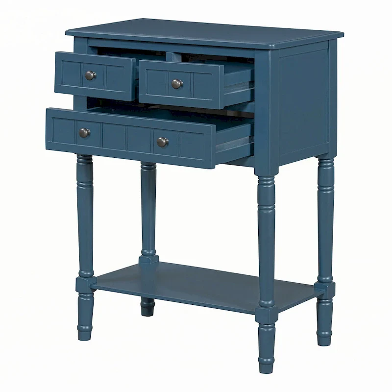 Narrow Console Table(Navy)