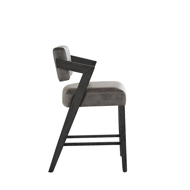 Kalispell Wood Finish Counter & Bar Chair by iNSPIRE Q Modern