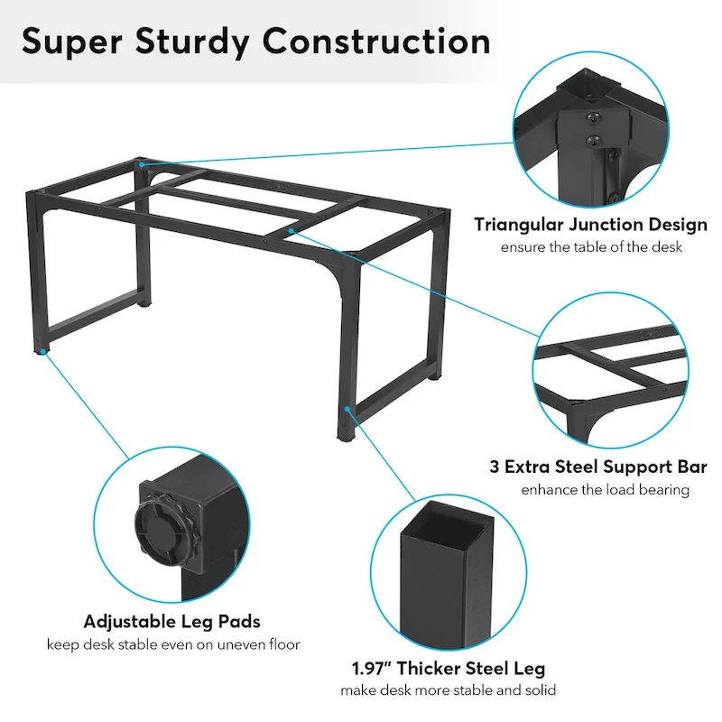 63 Large Computer Desk