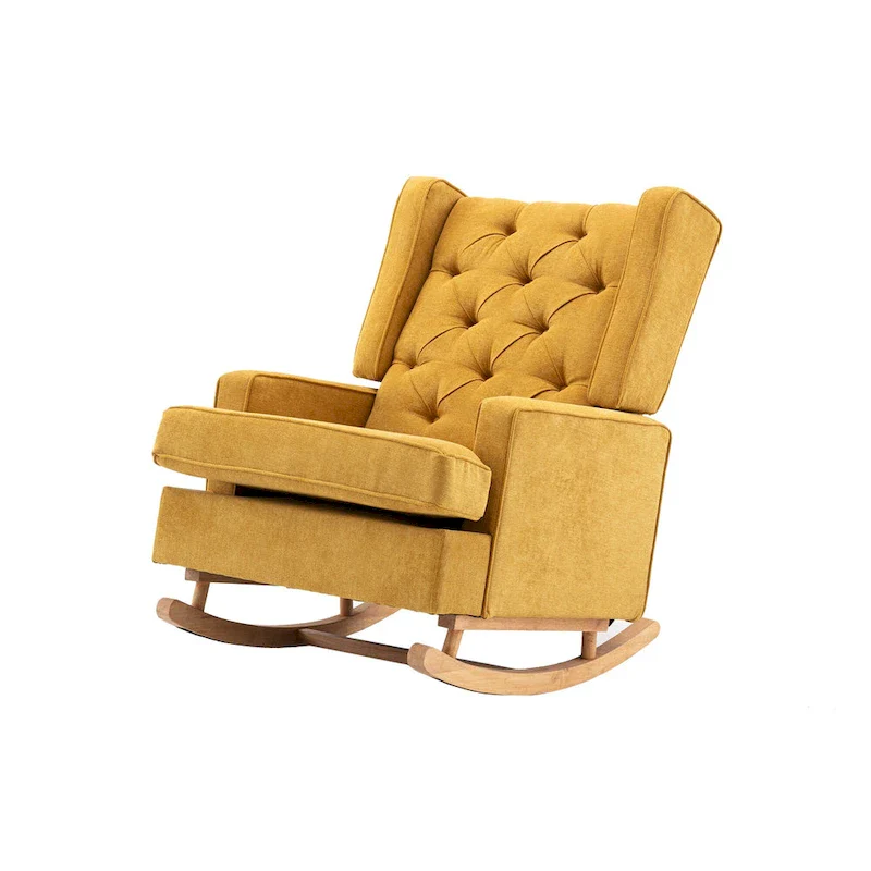 Modern 33.8 Tufted Rocking Chair