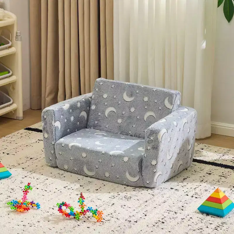 Karl Home 1-Piece Full Sponge Kids Single Folding Sofa Bed with Luminous Feature