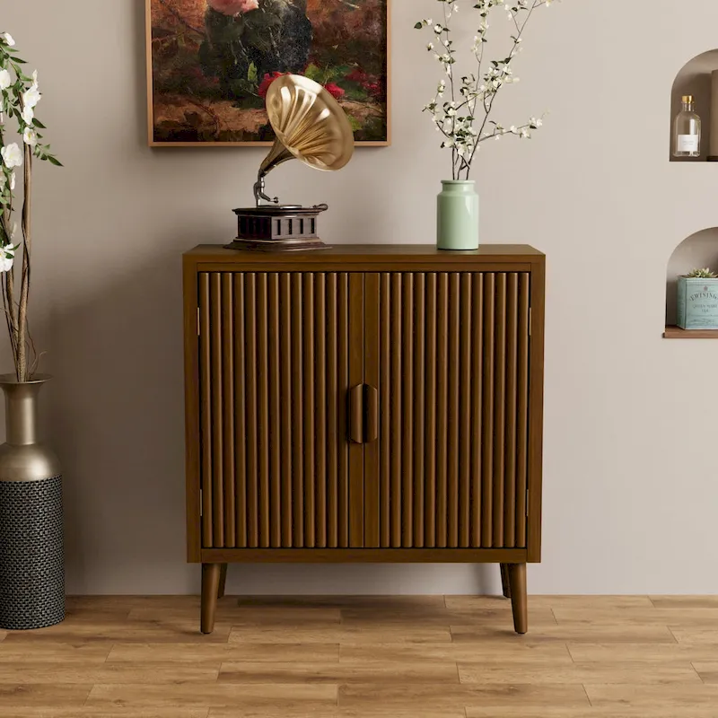 Brown Sideboard Storage Cabinet 30-32