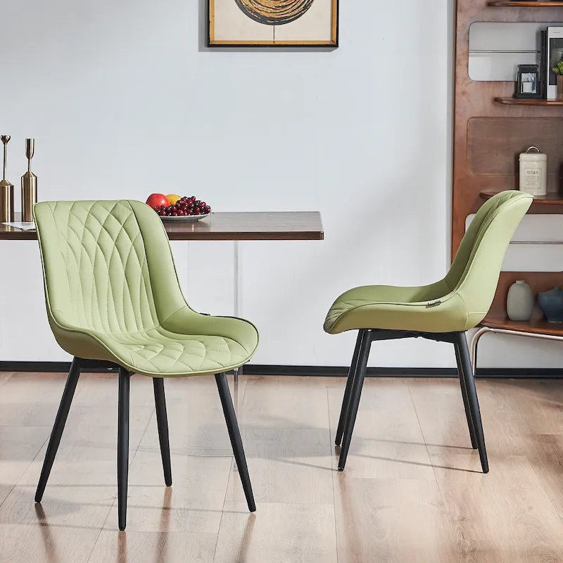 Modern Dining Chairs Set of 2 Upholstered Dining Room Chairs