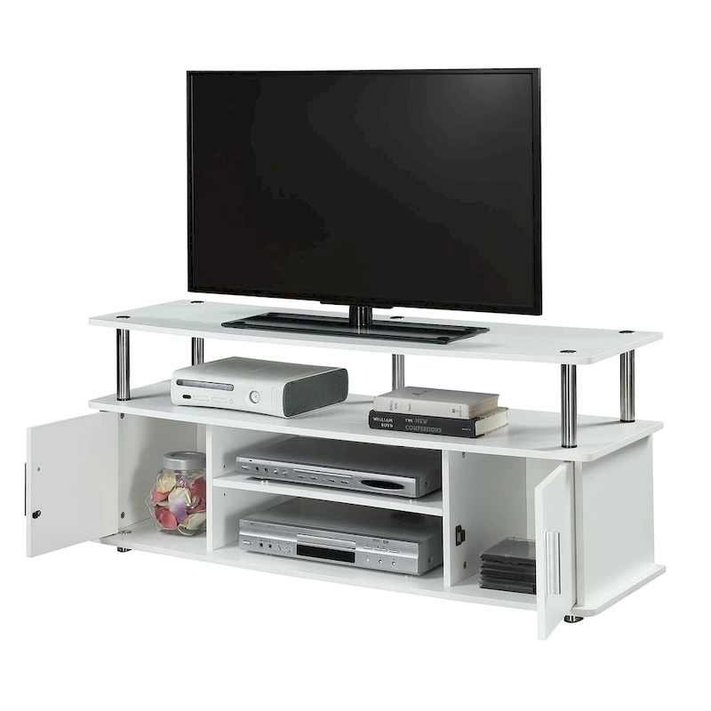 Convenience Concepts Designs2Go Monterey 55 inch TV Stand with Cabinets and Shelves