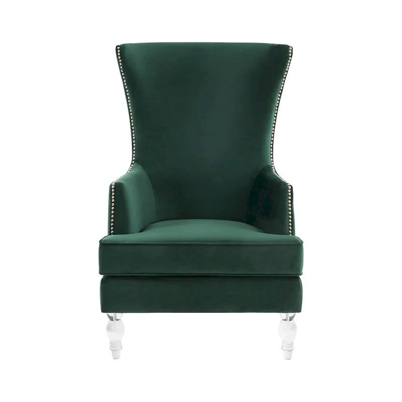 SAFAVIEH Couture Cath Modern Wingback Chair - 29Wx32Dx45H