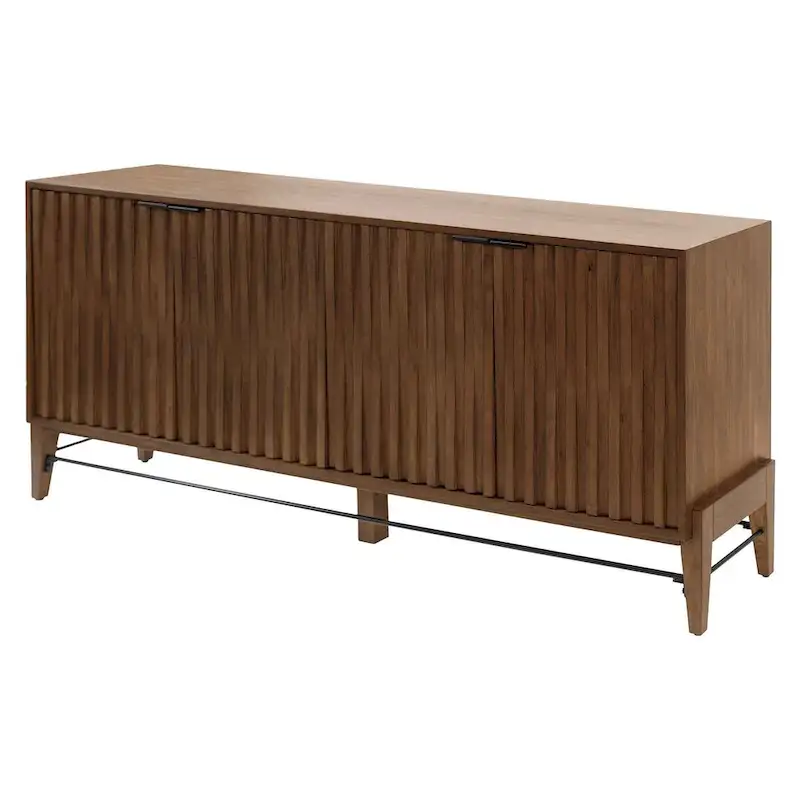 Mid-century Modern Console/Credenza, Office Console, Accent Credenza, Brown