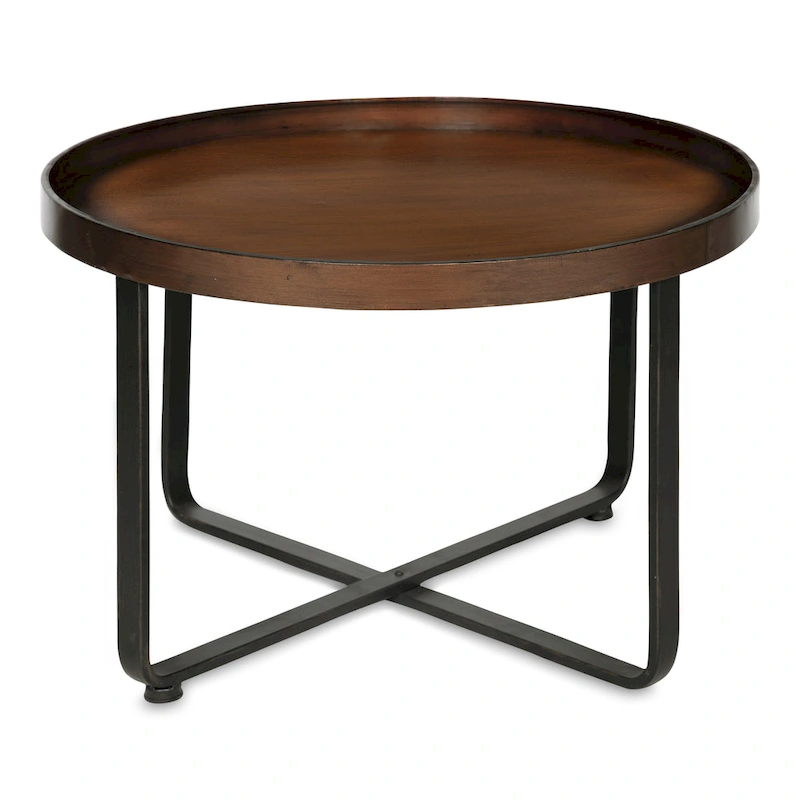 Kate and Laurel Zabel Round Modern Coffee Table - 28  Diameter