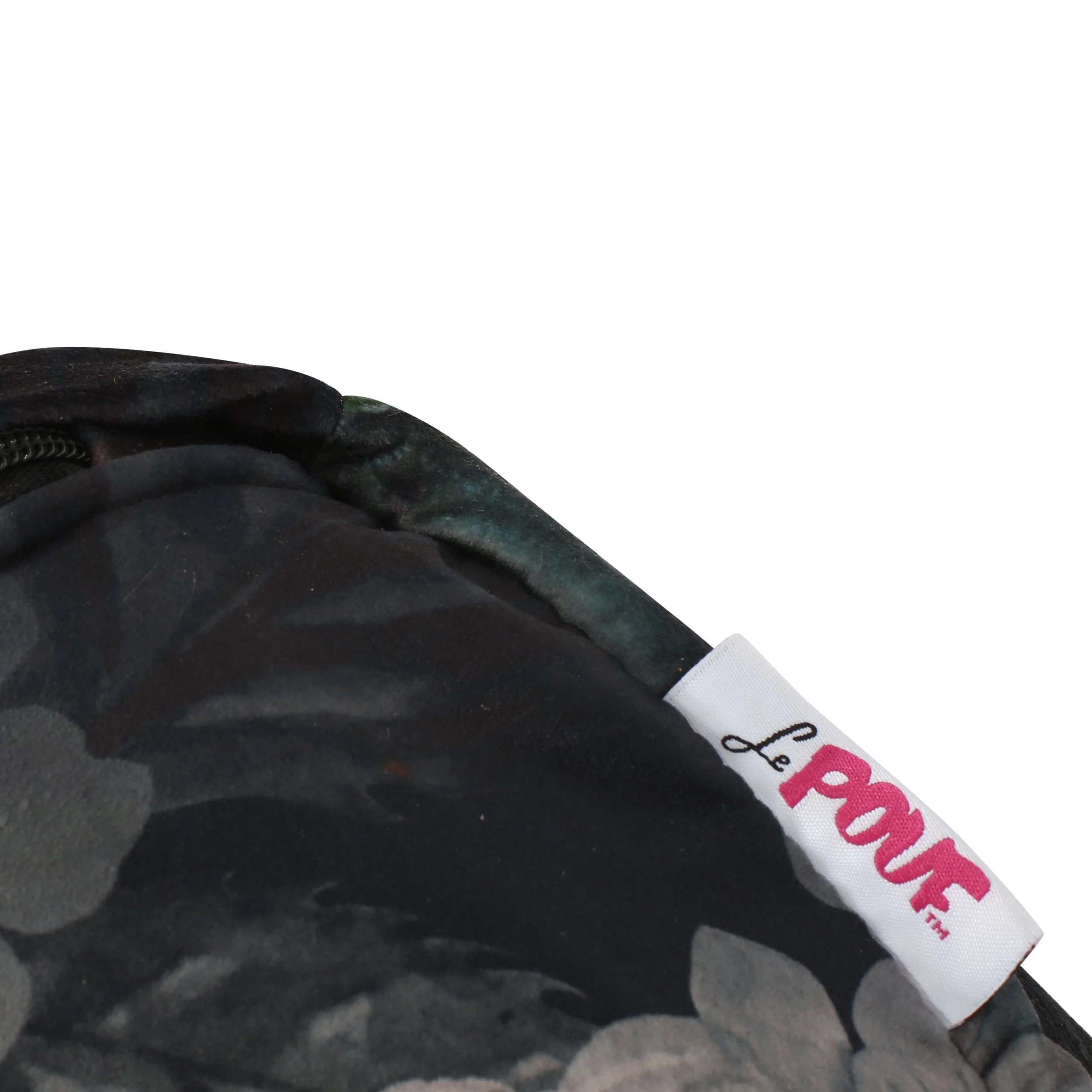 Traditional Fabric Flower Print Pouf - NH005413