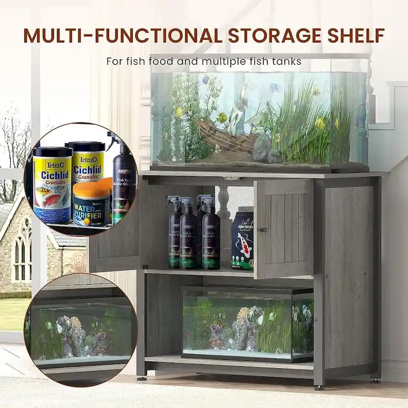 40-50 Gallon Fish Tank Stand with Cabinet