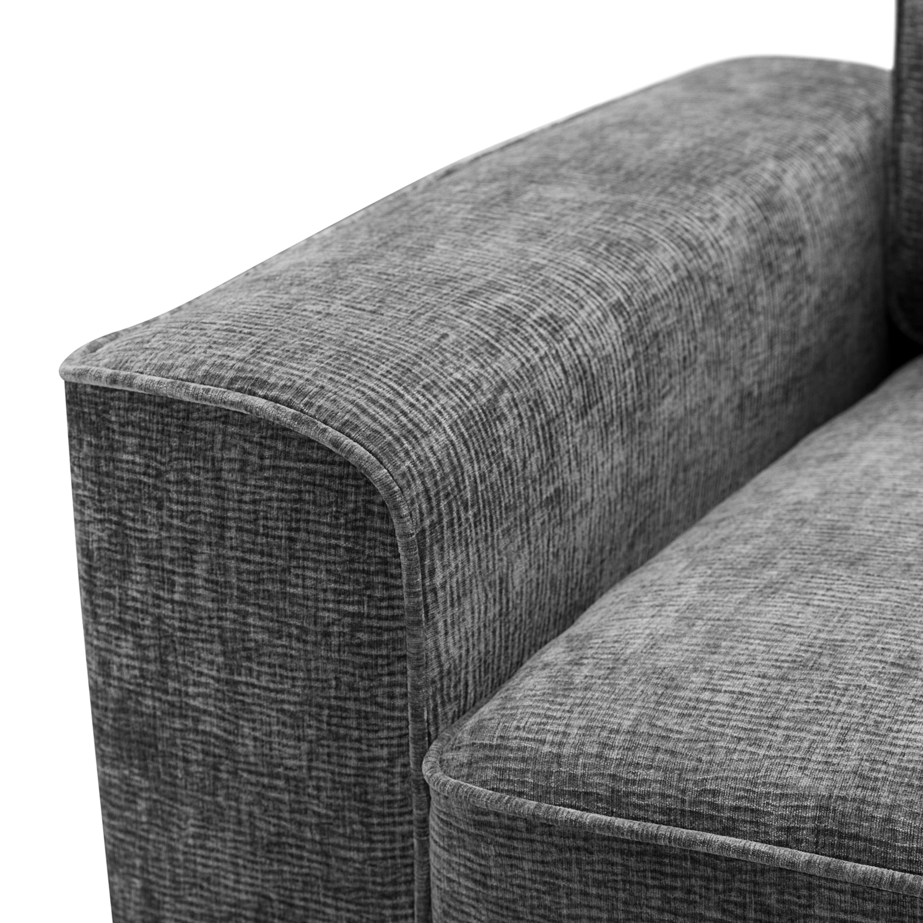 Modern Upholstered Loveseat Sofa with Plush Cushions