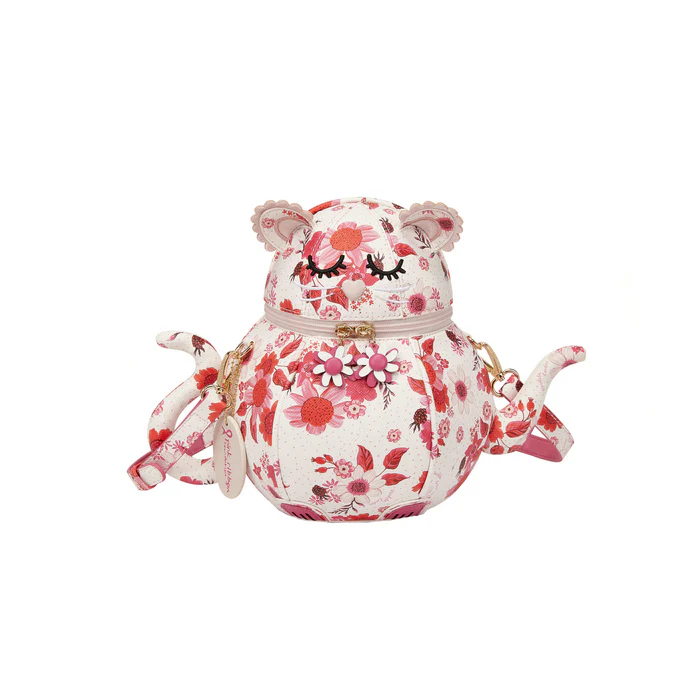 Vendula Perfectly Pink Afternoon Tea Bus Kitty Teapot