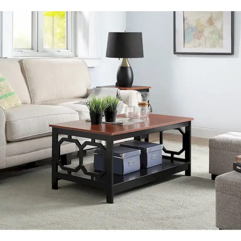 Convenience Concepts Omega Coffee Table with Shelf
