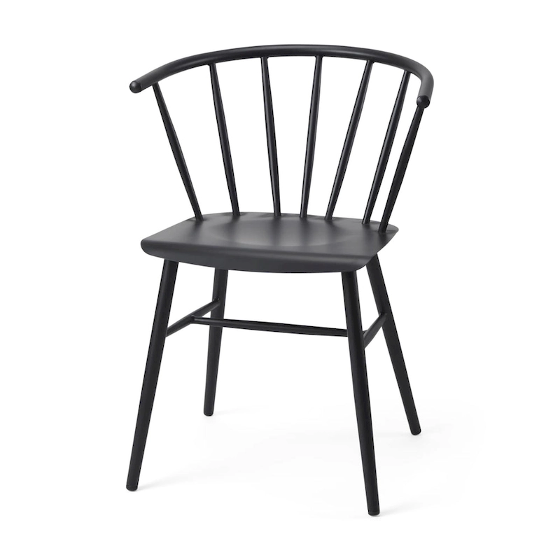 Colin Black Metal Dining Chair - 21.2