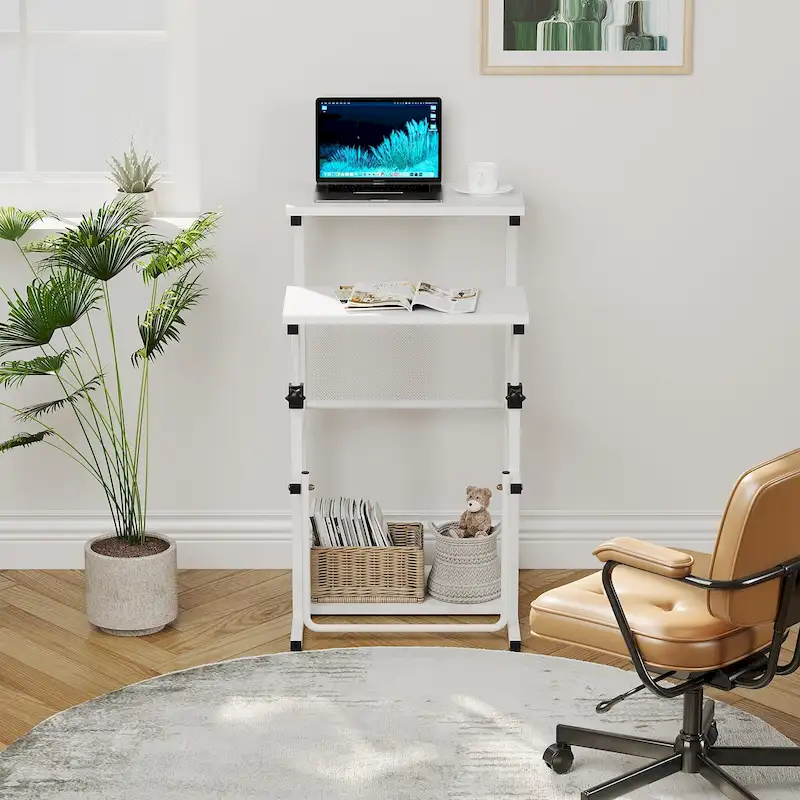 Standing Desk, Adjustable Height Laptop Table