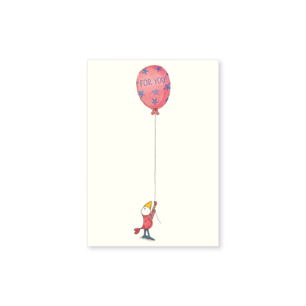 Affirmations - Twigseeds Mini Gift Card - Bird with Balloon - T343