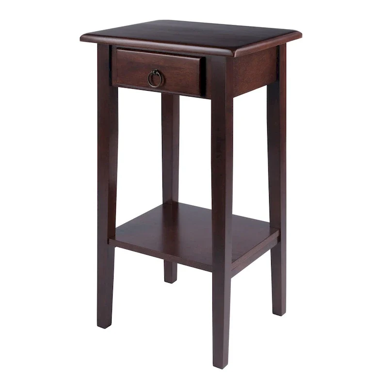 Regalia Accent, Side Table, Walnut - 17 W x 14 D x 29.50 H