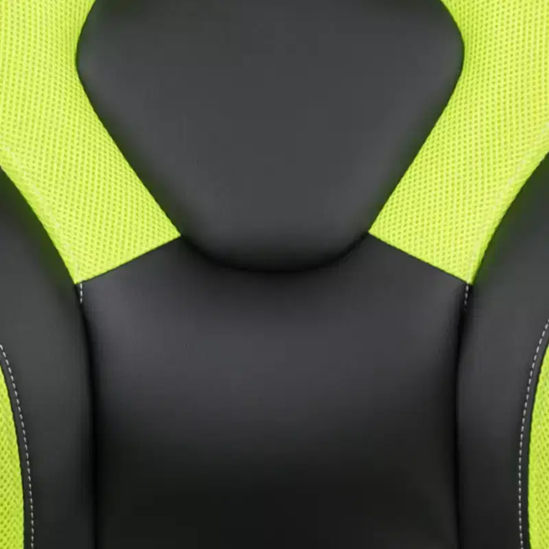 Flash Furniture Gaming Desk and Racing Chair Set with Cup Holder, Headphone Hook & 2 Wire Management Holes