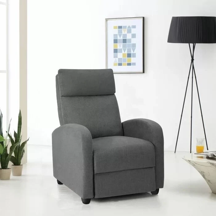 Homall Recliner Chair Fabric Single Living Room Sofa Recliner
