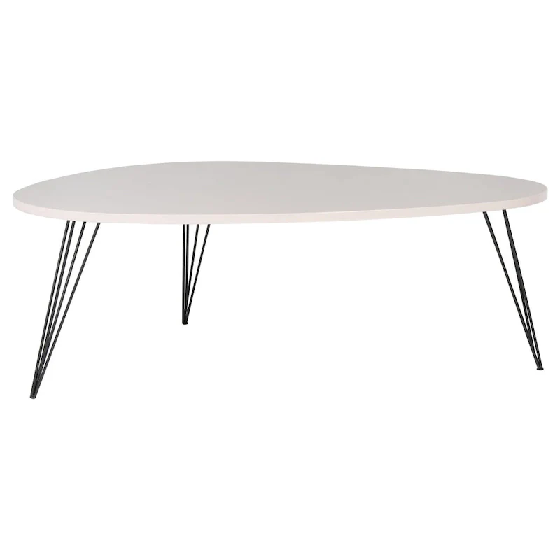 SAFAVIEH Louann Oak Finish/ Black Coffee Table - 44 x 31.5 x 15.6 - 44Wx32Dx16H