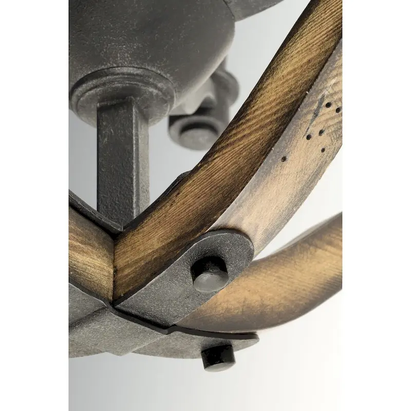 Spicewood Collection One-Light Gilded Iron Farmhouse Mini-Pendant Light - 13.620  x 14.370  x 13.250