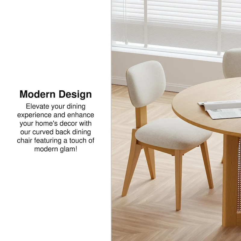 Solid Wood Dining Chairs(Set Of 2) - 21*19*33