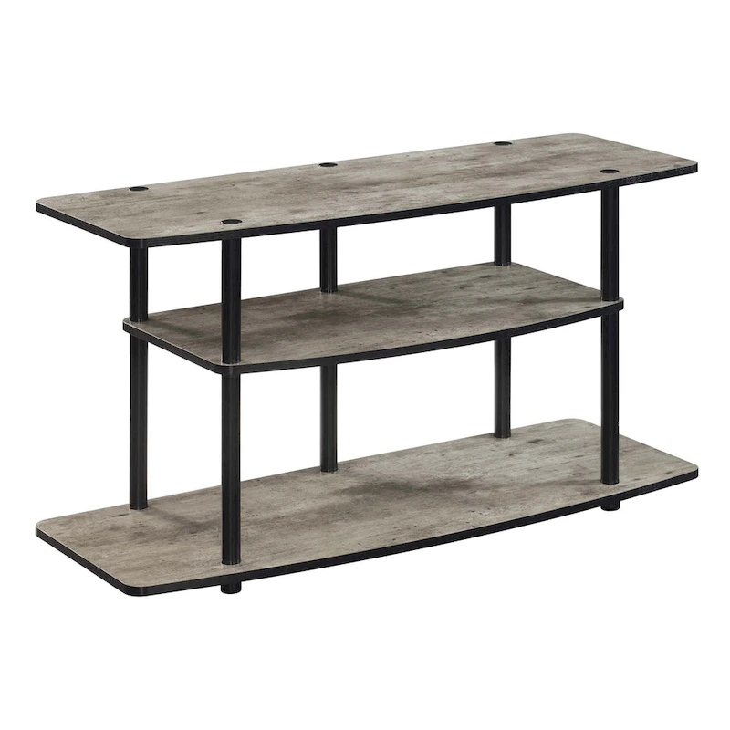 Convenience Concepts Designs2Go No Tools 3 Tier Wide TV Stand