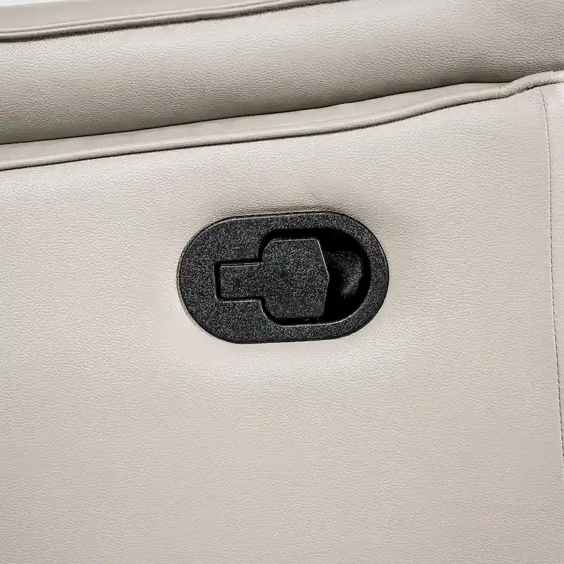 Furniture of America Marty Modern Leather Match Manual Recliner