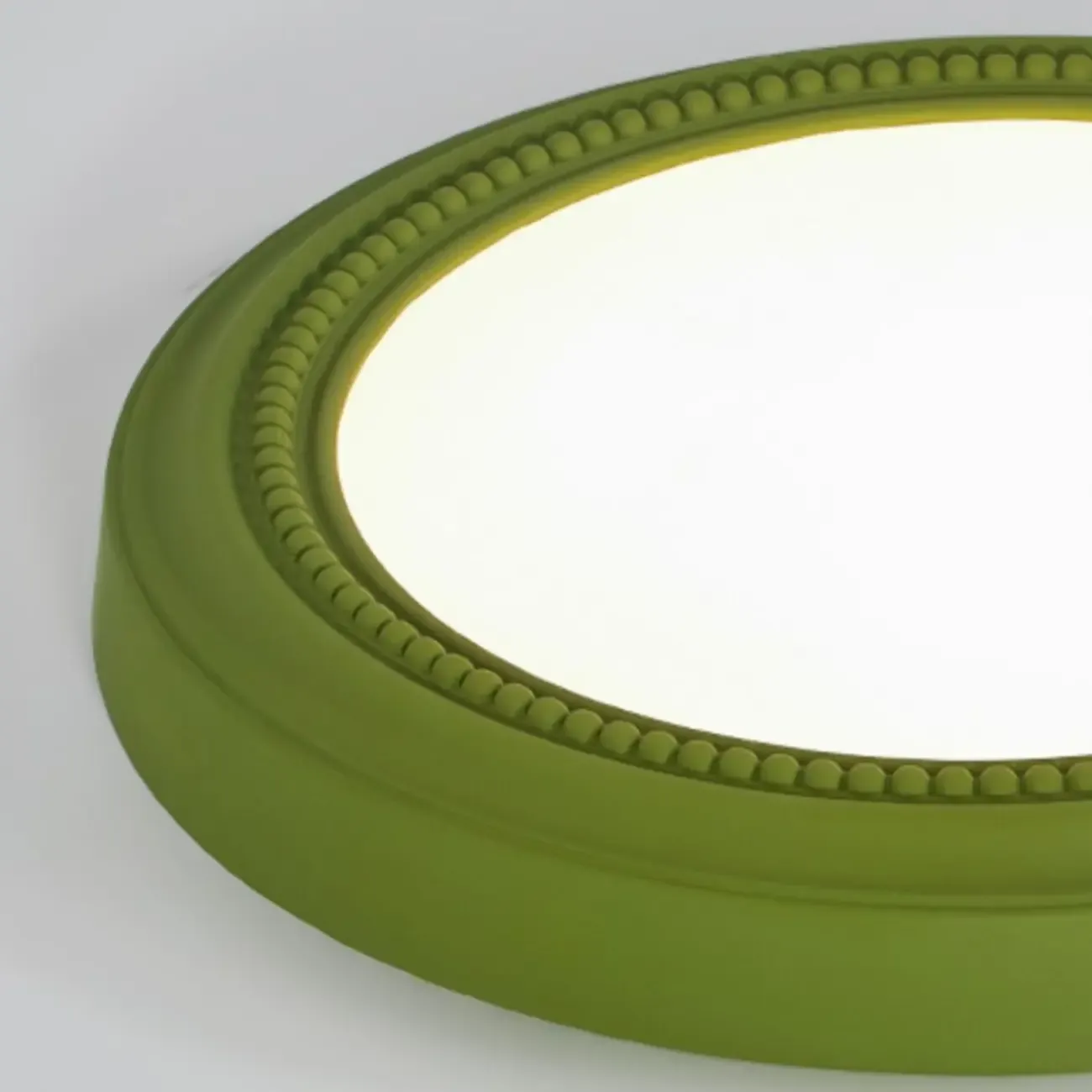 Elegant White Round Dimmable Flush Mount LED Ceiling Light