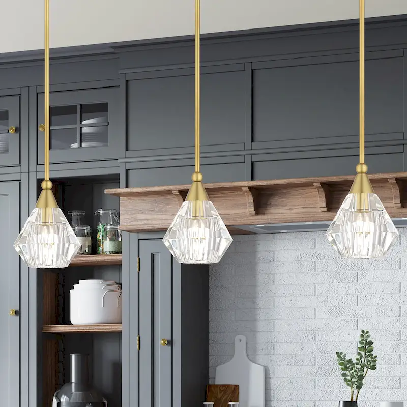 Livex Lighting Brussels Single Light 7  Wide Crystal Mini Pendant