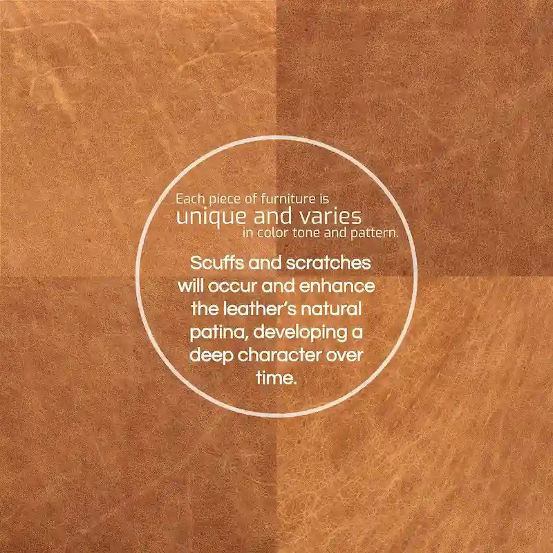 Poly & Bark Nolita 85 Sofa - Full Grain Genuine Italian Leather