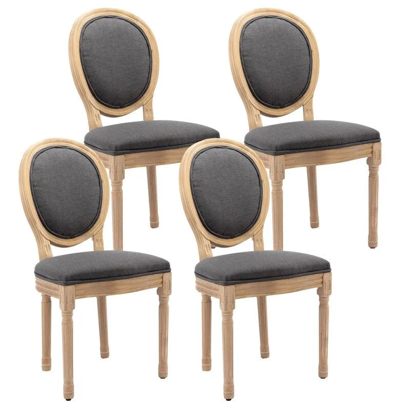 French Dining Chair with Nailhead Trim Set of 6