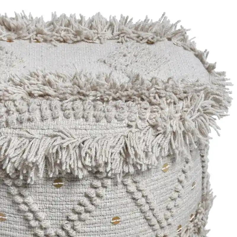 Roja Handcrafted Boho Fabric Stool by