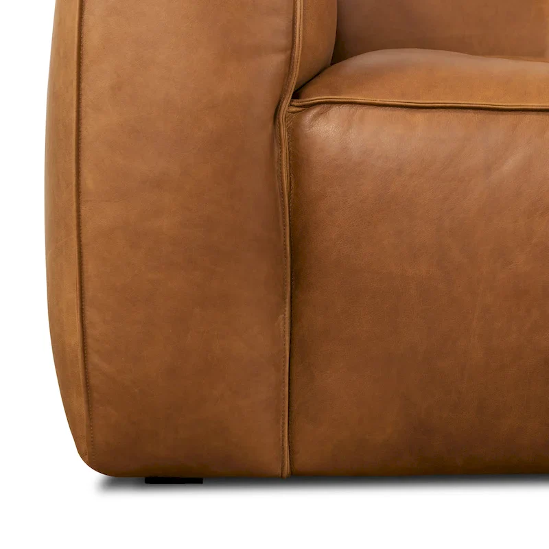 Poly & Bark Capa 92  Sofa - Full Grain Genuine Italian Leather