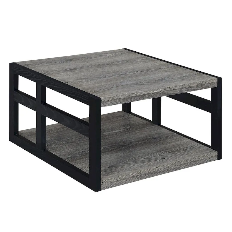 Convenience Concepts Monterey Square Coffee Table with Shelf
