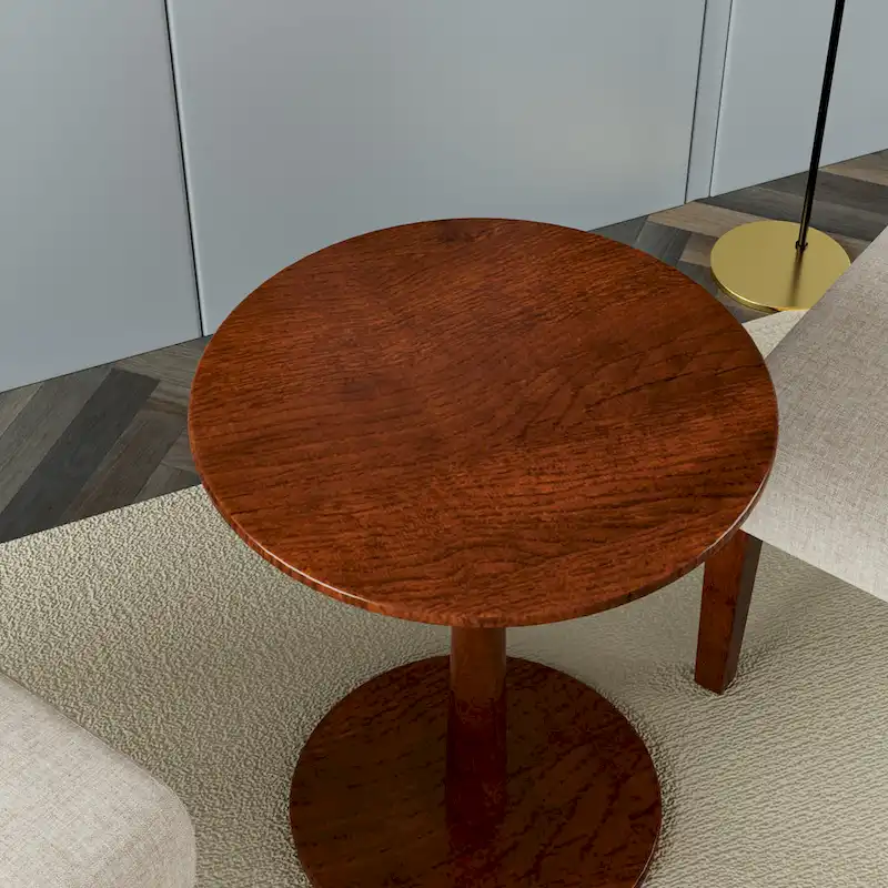 18.7 Side Chairs with Round Table (Set of 2)