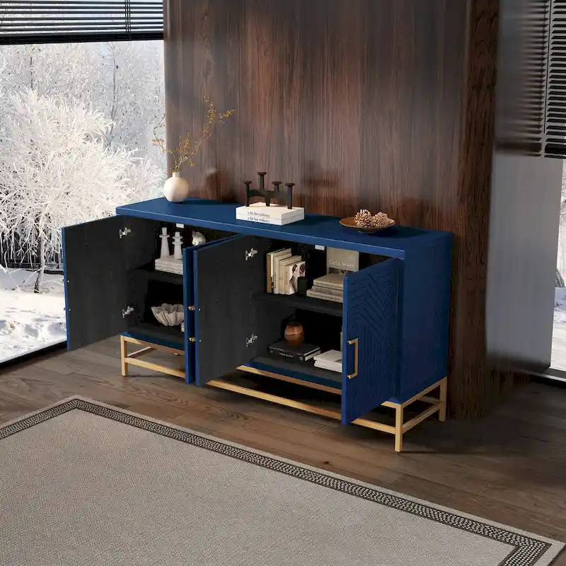 Sideboard Buffet Cabinet with Adjustable Shelves