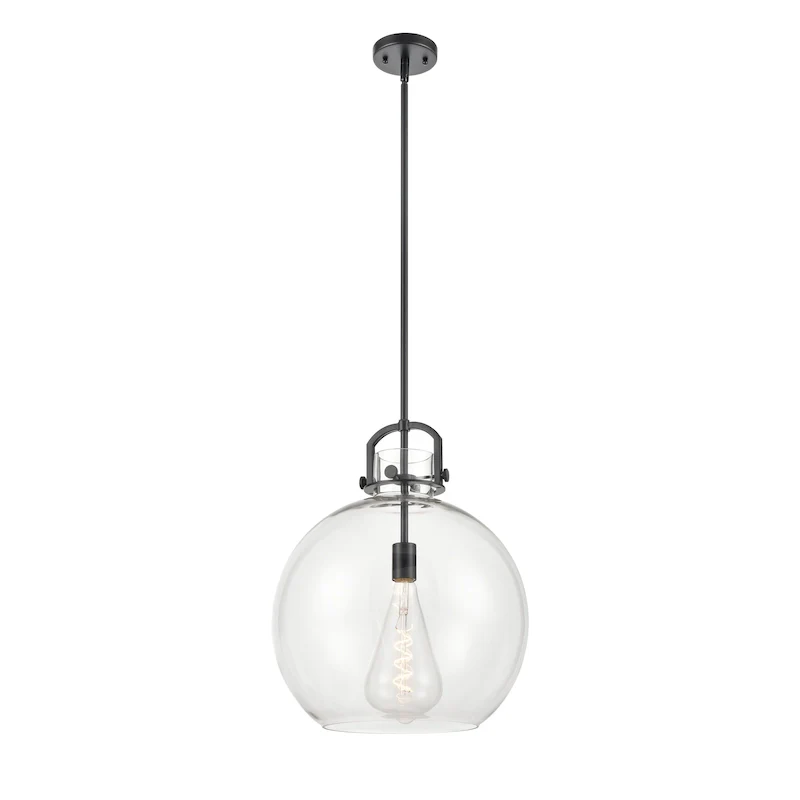 Innovations Lighting Newton Sphere - 1 Light 16  Stem Hung Pendant