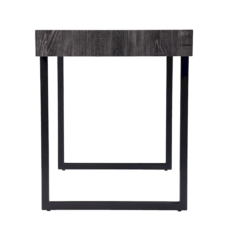 SEI Furniture Hackney Transitional Black Wood Desk