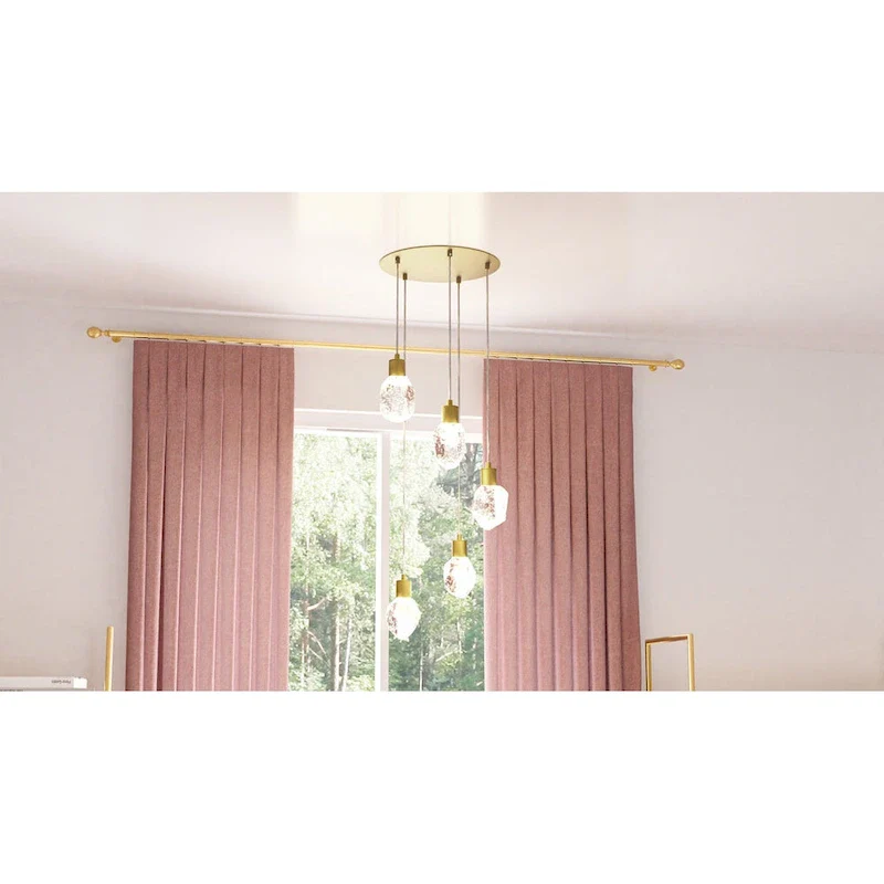 Skye Integrated LED Brushed Gold Pendant