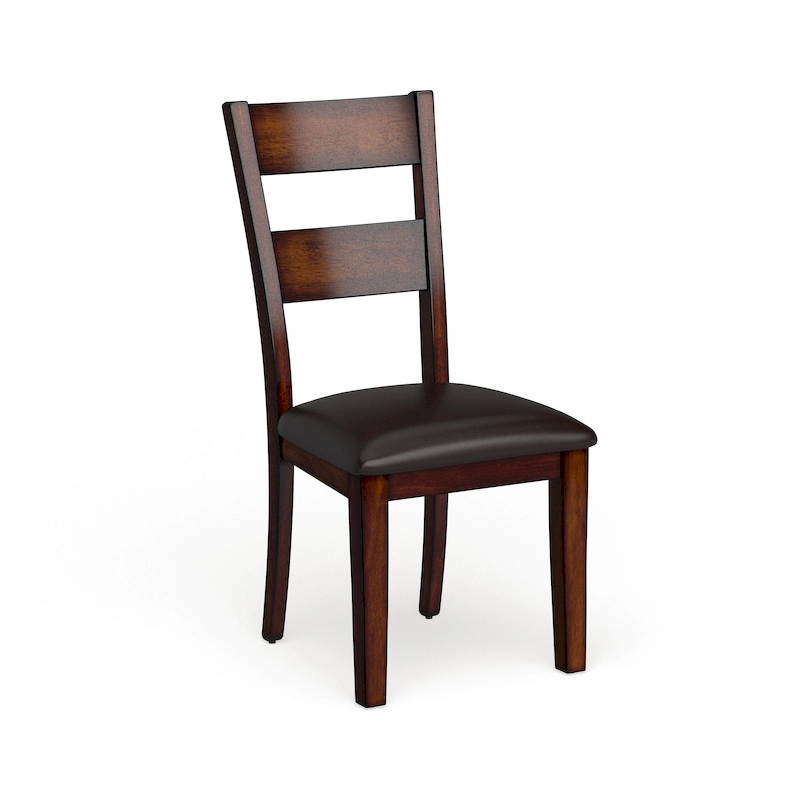 Paur Farmhouse Brown Wood Dining Chairs (Set of 2) by Furniture of America